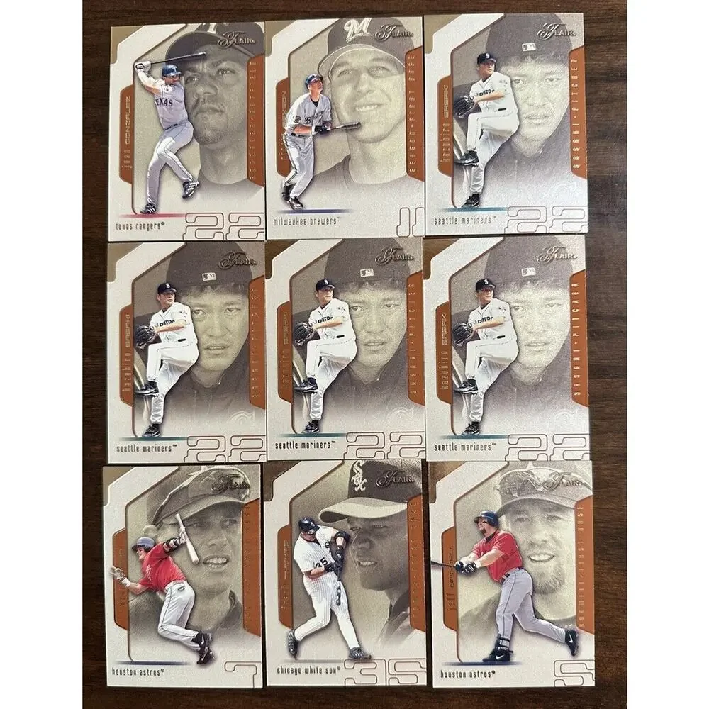 1996-2004 Flair Leaf Donruss Baseball Mixed Lot Of 23 Cards HOFers Stars